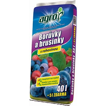 Agro Substrát borůvky a brusinky 40 L + 5 L
