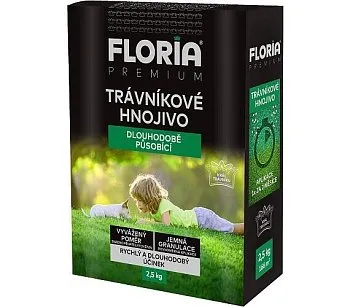 Floria Trávníkové hnojivo dlouhodobě působící 2,5 kg