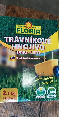 FLORIA Trávníkové hn. JARO - LÉTO 2,5 kg