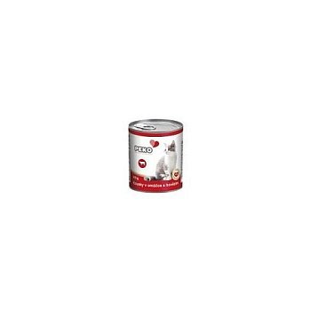 Výprodej - Konzerva PEKO pro kočky hovězí 415 g