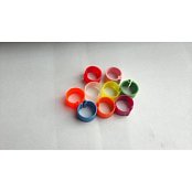 Krmné směsi Kvídera Kroužky na slepice 16 mm - zasouvací průsvitná