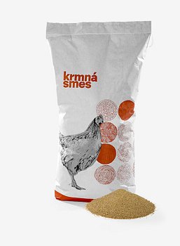 Zea Sedmihorky, spol. s r. o. Krmivo pro odchov kuřic KZK 2 s vápencovým gritem sypká 1 Kg