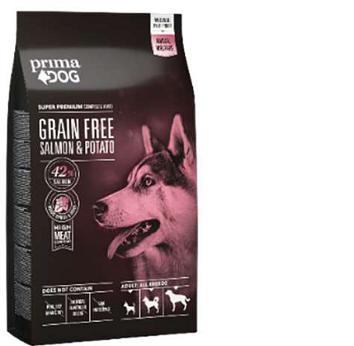 Krmné směsi Kvídera PrimaDog Adult All Breeds Salmon & Potato Sensitive Grain Free 1 kg