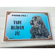 Lisované výstražné cedulky Pozor pes