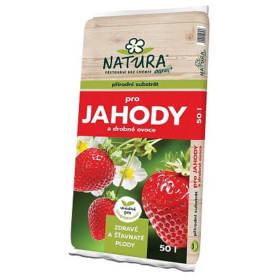 NATURA SUBSTRÁT PRO JAHODY A DROBNÉ OVOCE 50L