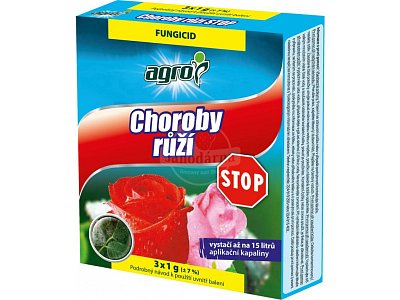 Výprodej Agro Choroby růží Stop 3 x 1g výprodej