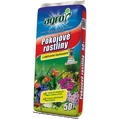 Výprodej Agro Substrát pro pokojové rostliny 50 L výprodej