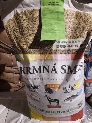 Výprodej - Králíček s AK - krmná směs pro chovné králíky 25kg Výprodej