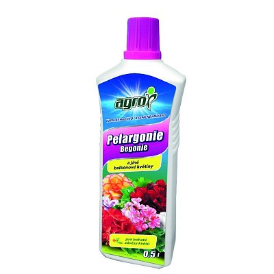 Agro Kapalné hnojivo pro pelargonie a balkonové květiny 0,5 L