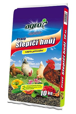 Agro pravý slepičí hnůj 10kg