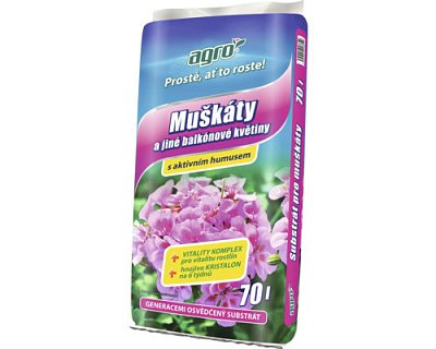 Agro Substrát pro muškáty 70l