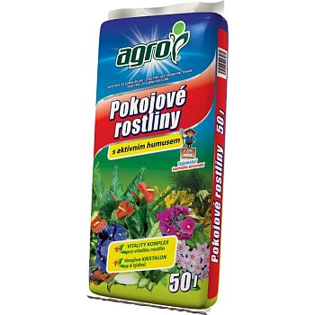 Agro Substrát pro pokojové rostliny 50 L