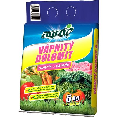 Agro Vápnitý dolomit 5 kg