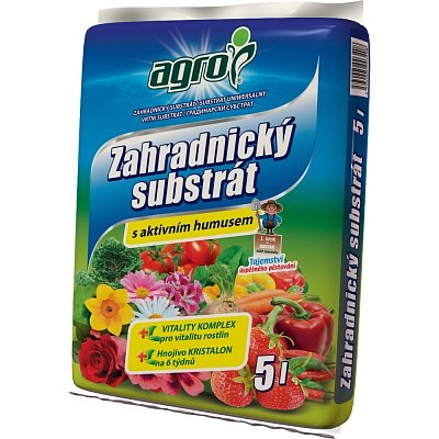 Agro Zahradnický substrát 5 L