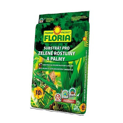 Floria Substrát pro zelené rostliny a palmy 10 L