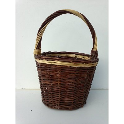 Koš proutěný střední