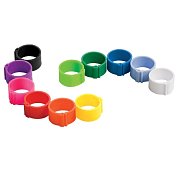 Krmné směsi Kvídera Rozlišovací kroužky holubí 8 mm zacvakávací tm. zelená