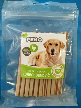 Peko kuřecí proužky pro psy 70g