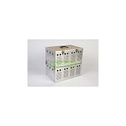 Přepravní koš - hliníkový na 8 holubů