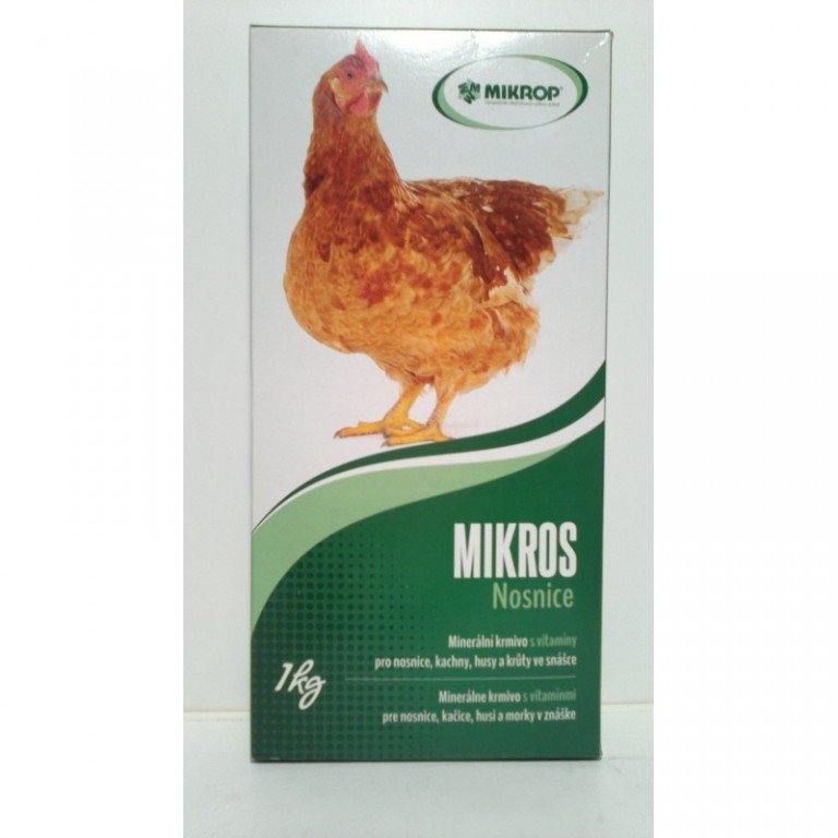 Mikros nosnice - VDN 1 kg - vitamíny a minerály pro nosnice