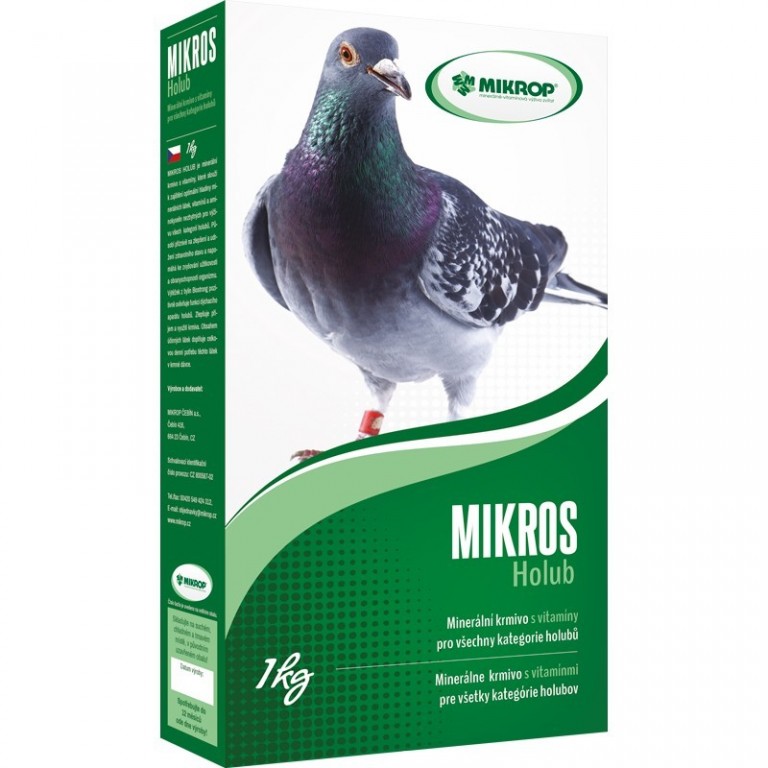 Mikros Holub - VHP 1 kg - vitamíny a minerály pro holuby