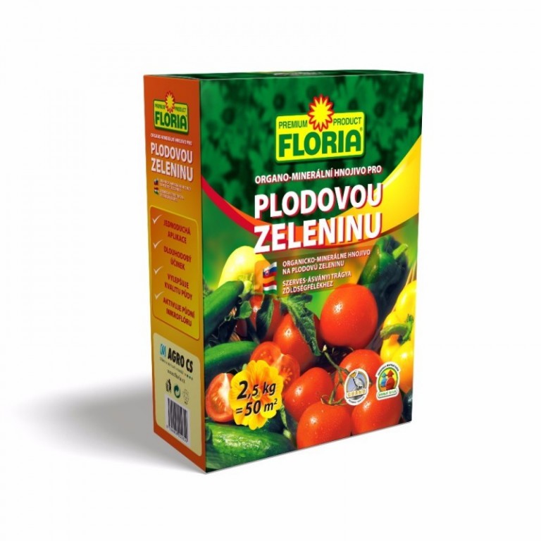 Floria OM hnojivo pro plodovou zeleninu 2,5 kg