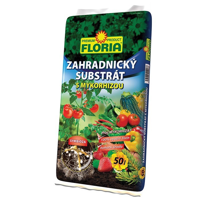 Floria Zahradnický substrát s mykorhizou 50 L