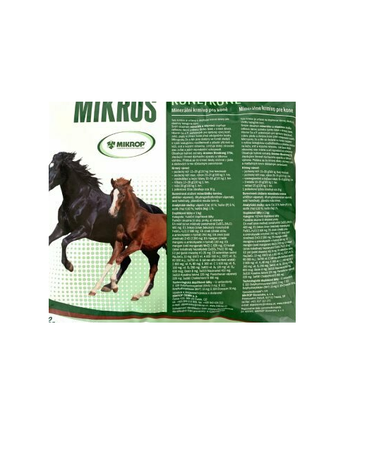 Mikros koně - VDK 3 kg - vitamíny a minerály pro koně
