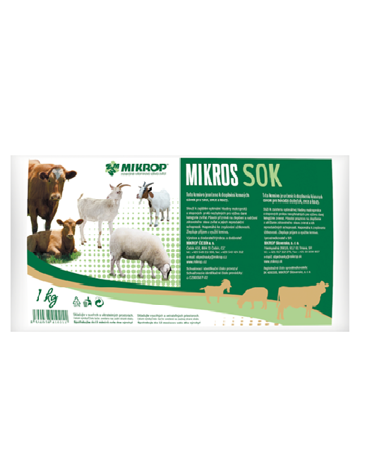Mikros SOK 1 kg - Doplňková minerální směs