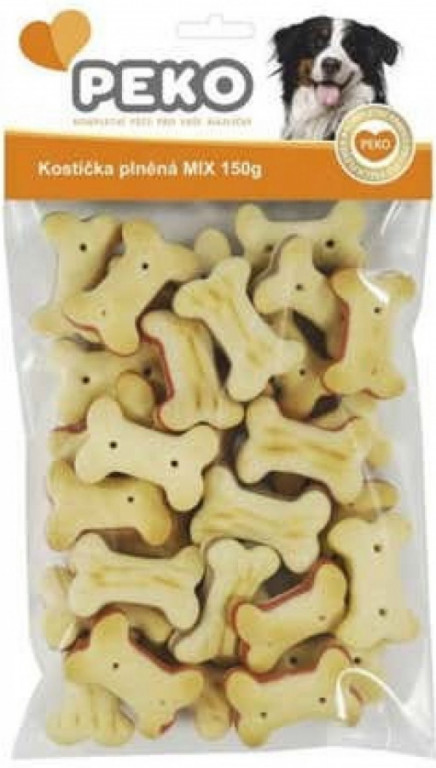 Pečená mini kostička Mix PEKO pro psy 150 g
